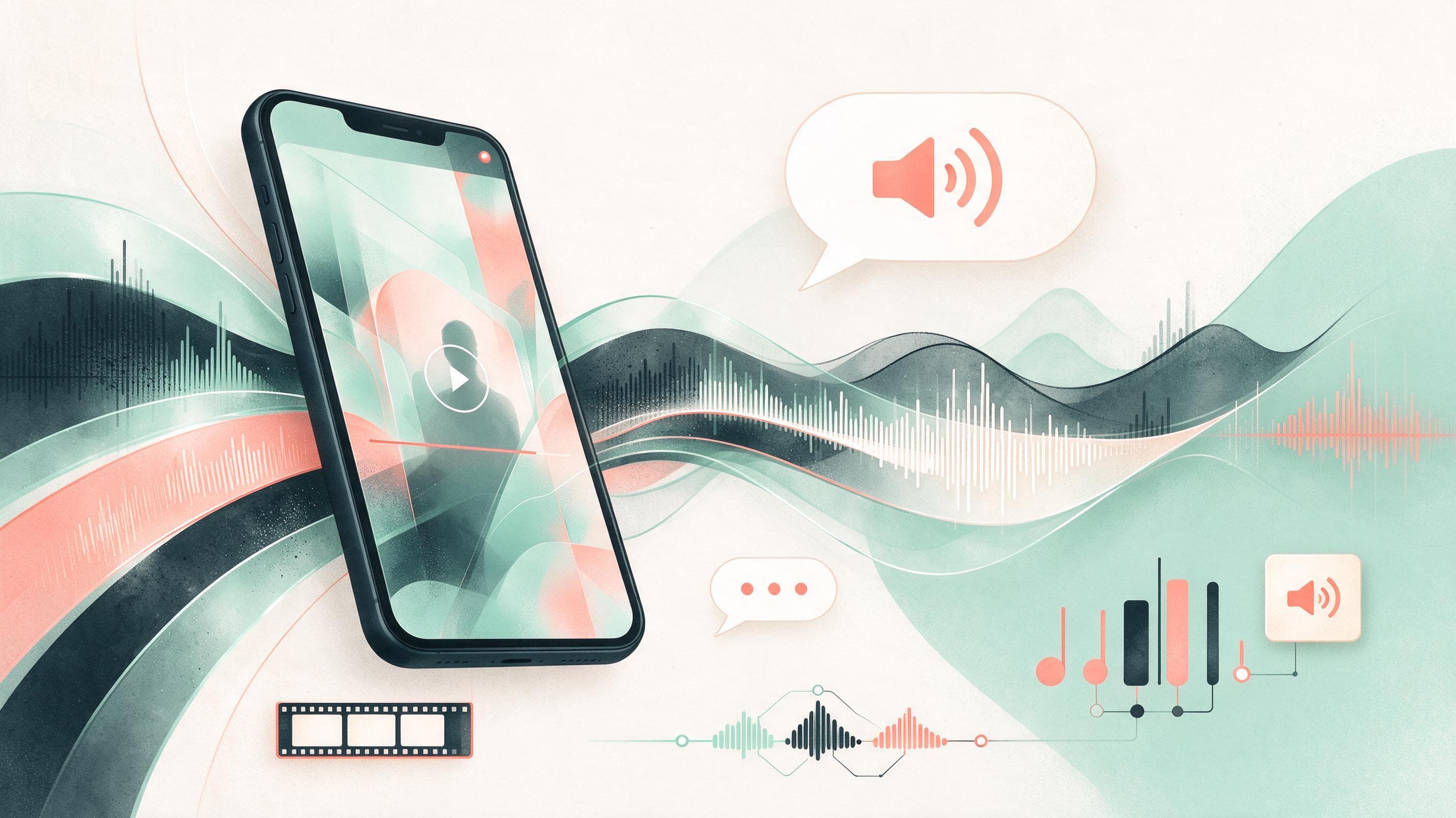 Illustration for How do you generate AI voiceovers for video ads?